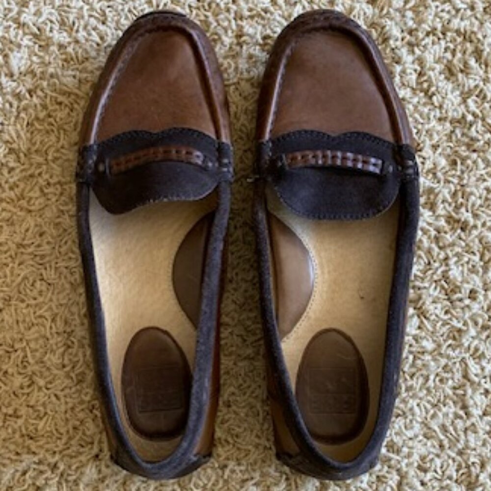 Frye Reagan Leather Diving Shoes Women's size 7.5 M